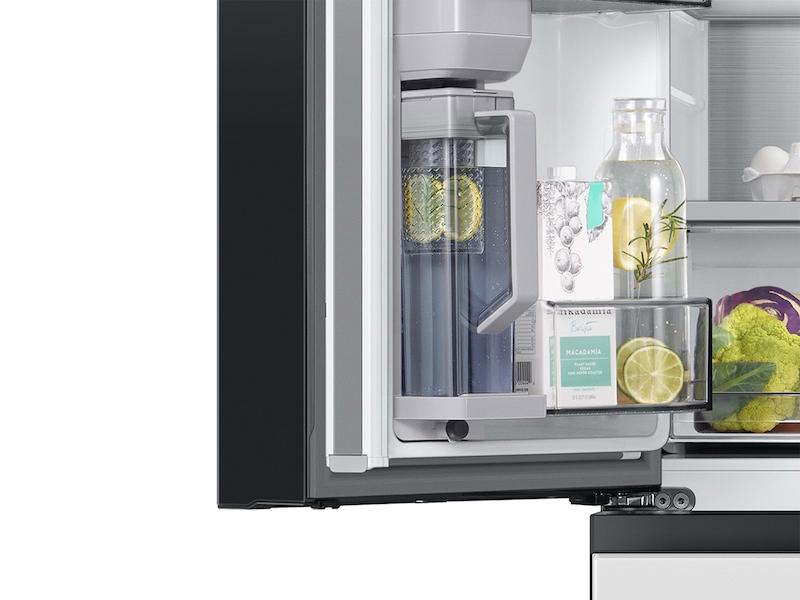 Samsung RF23BB820012AA Bespoke 4-Door French Door Refrigerator (23 cu. ft.) with AutoFill Water Pitcher in White Glass