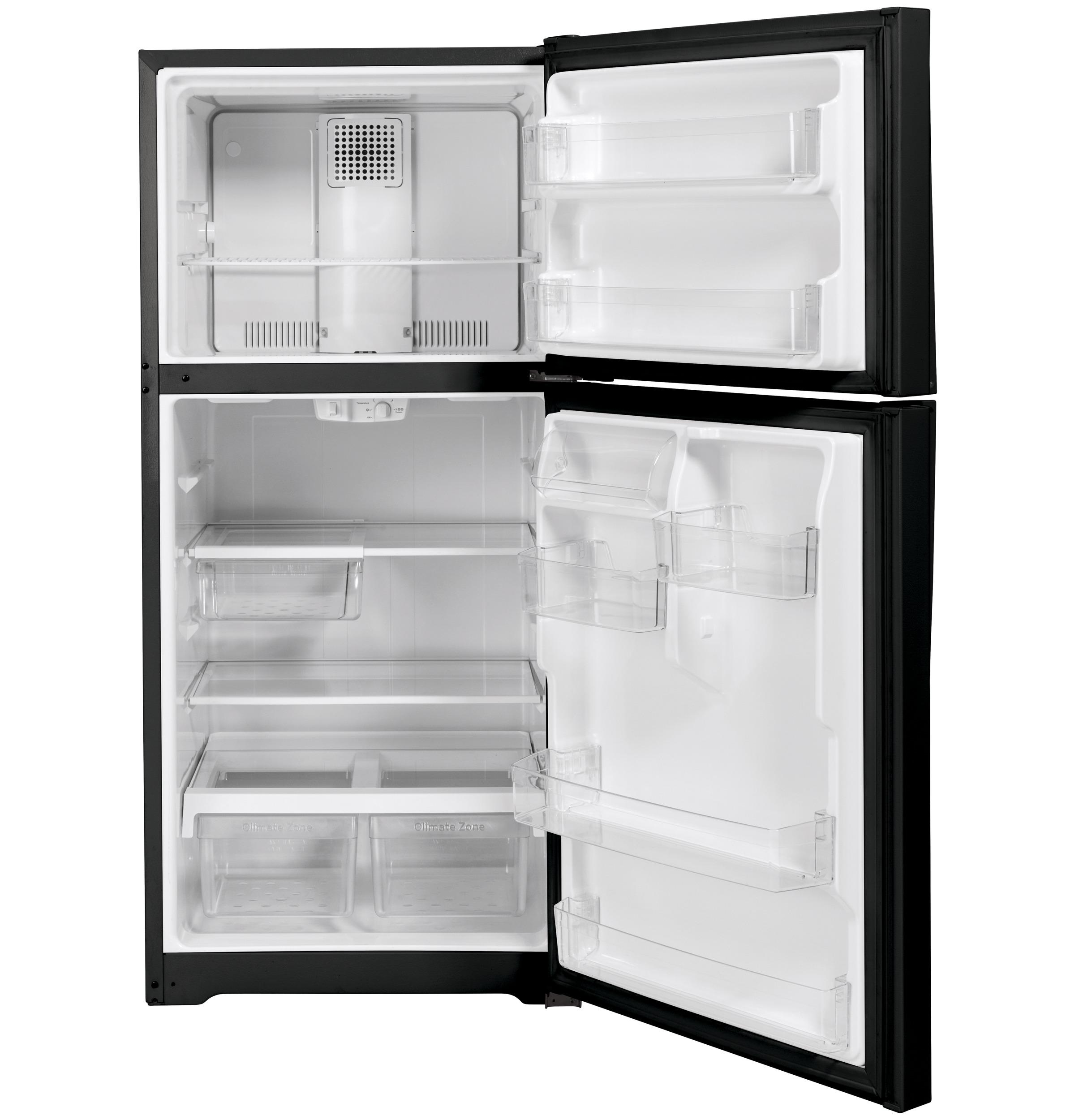 GTE19JTNRBB GE® ENERGY STAR® 19.2 Cu. Ft. Top-Freezer Refrigerator