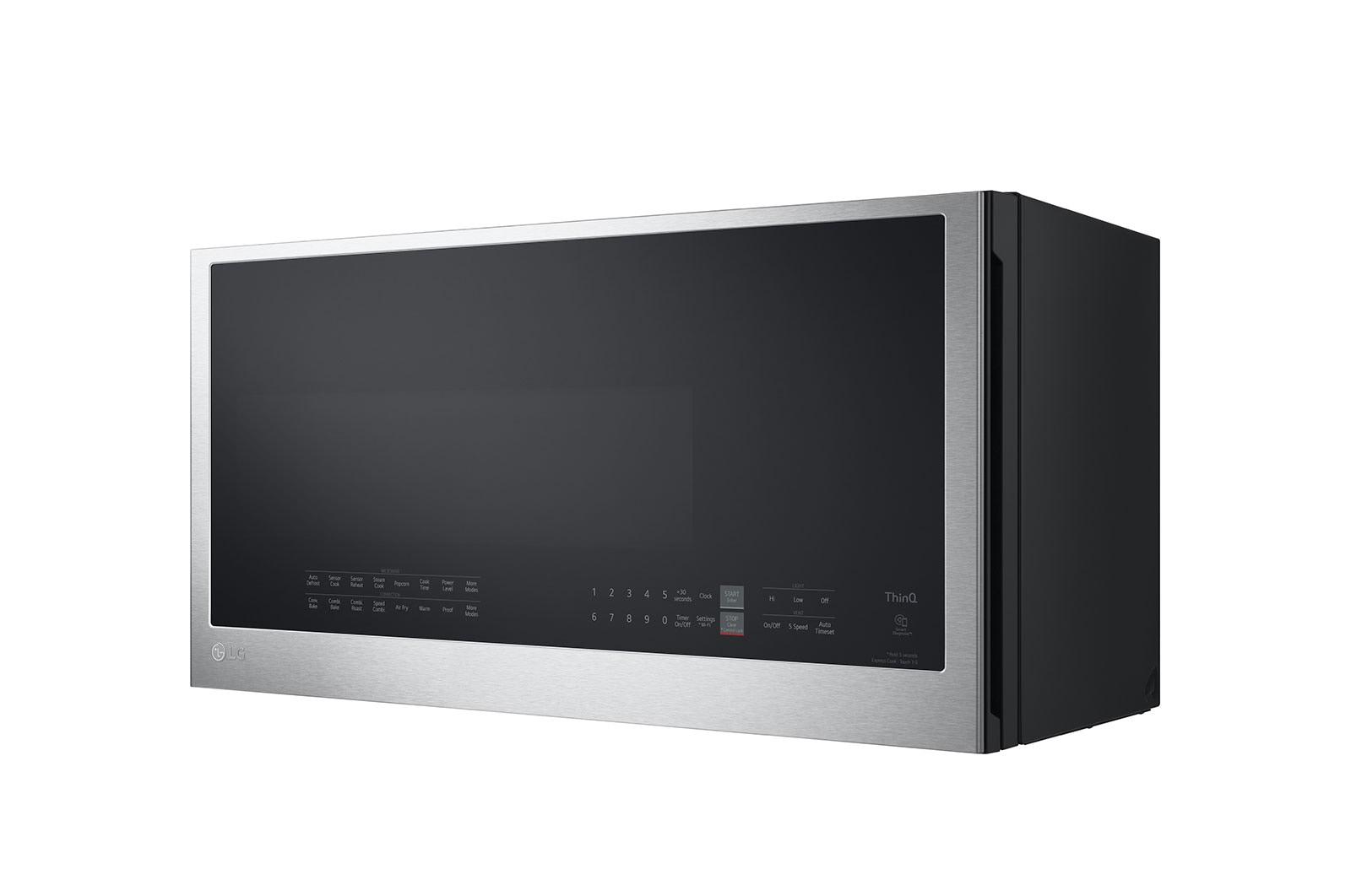 Lg 1.7 cu. ft. Smart Over-the-Range Convection Microwave with Air Fry