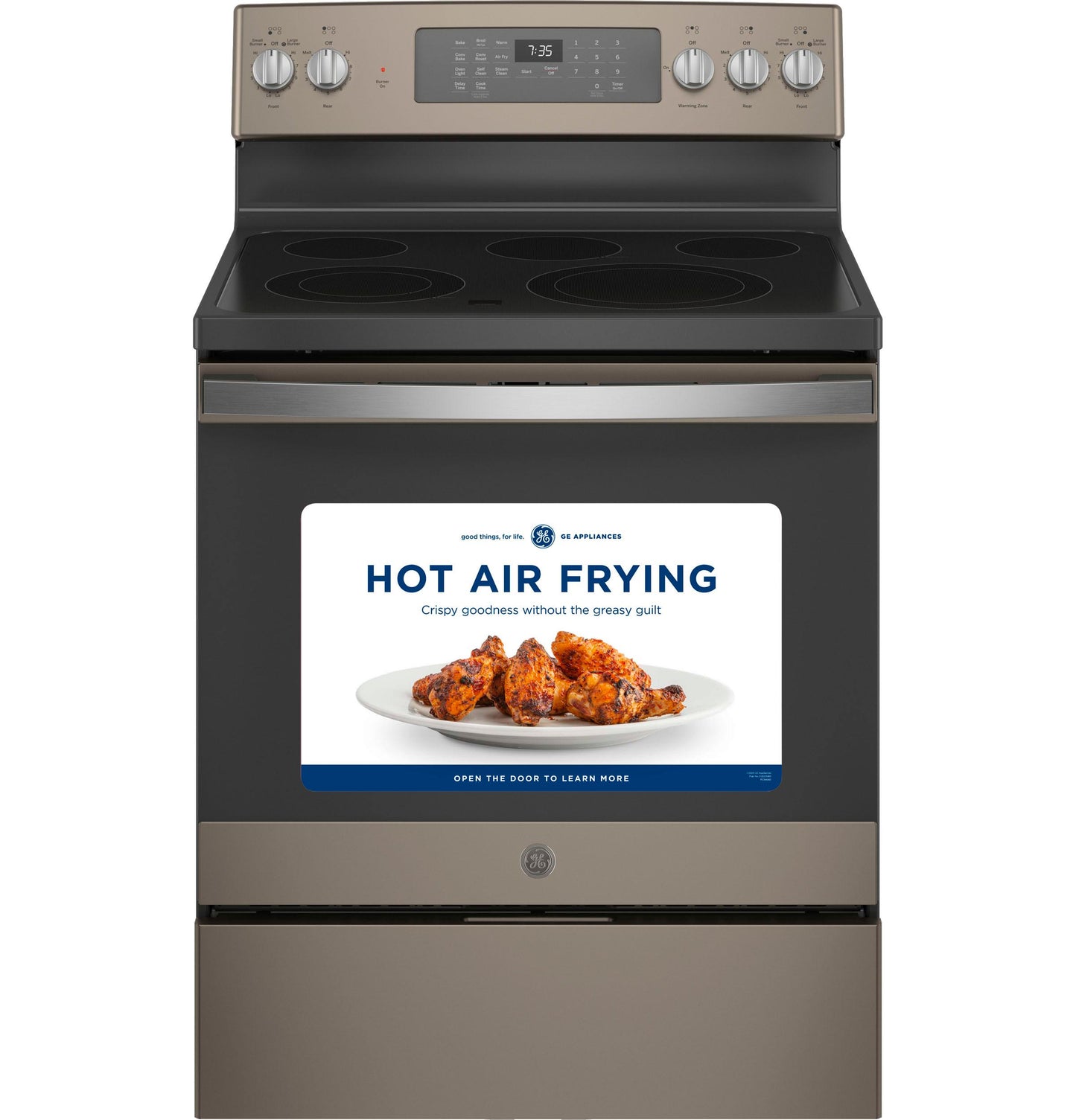 GE® 30" Free-Standing Electric Convection Range with No Preheat Air Fry
