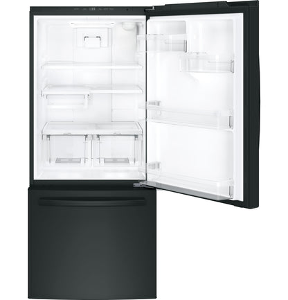 GE® ENERGY STAR® 21.0 Cu. Ft. Bottom-Freezer Refrigerator