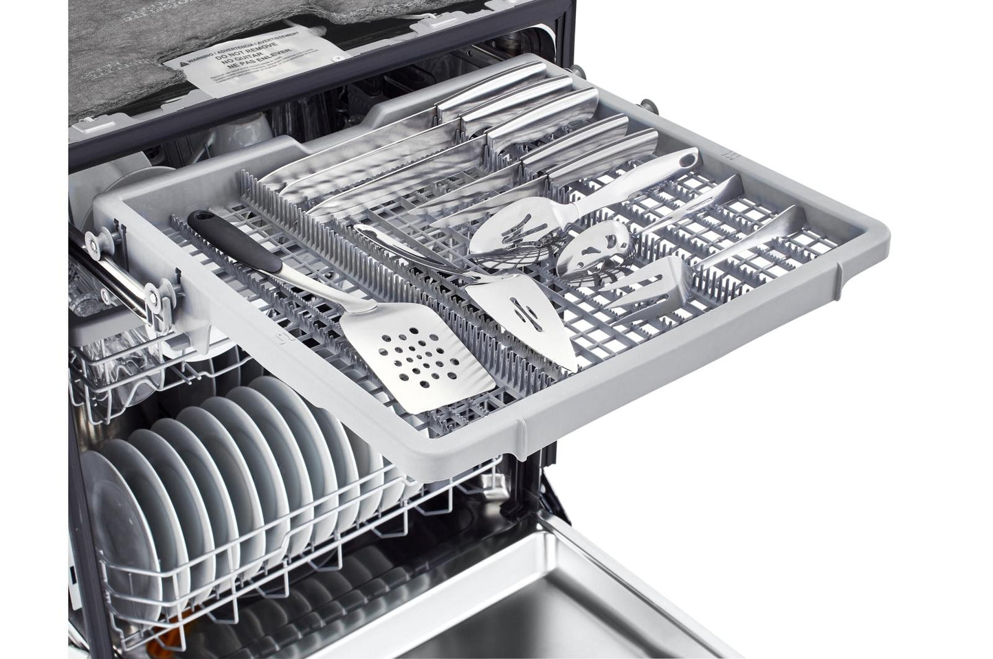 Lg LDFN4542B Front Control Dishwasher with QuadWash™ and 3rd Rack