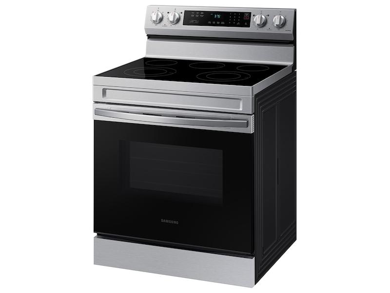 6.3 cu. ft. Smart Freestanding Electric Range with Rapid Boil™ & Self Clean in Stainless Steel