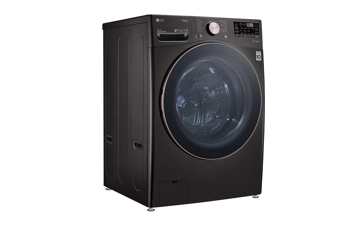 Lg WM4000HBA 4.5 cu. ft. Ultra Large Capacity Front Load Washer - Black Steel