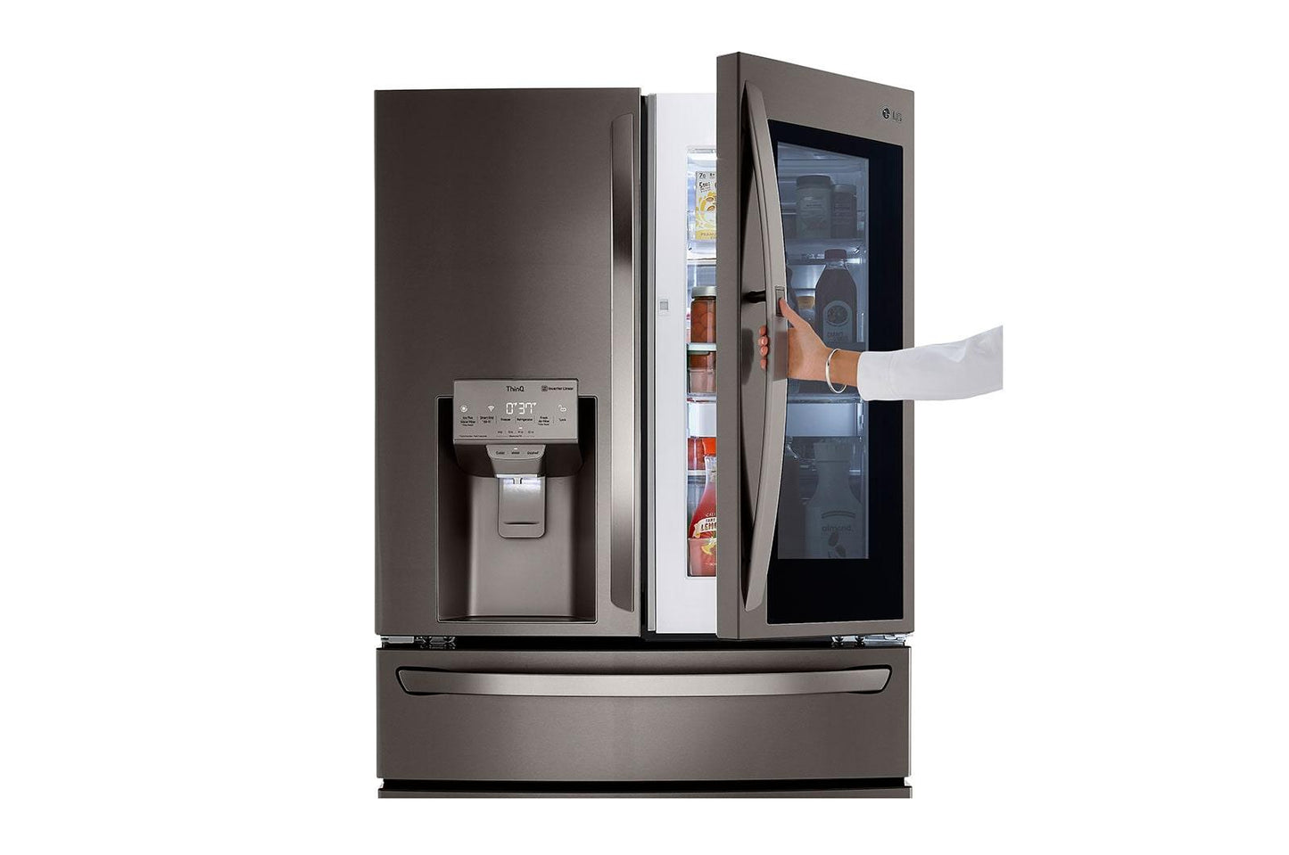 Lg LRMVC2306D 23 cu. ft. Smart InstaView™ Door-in-Door® Counter-Depth Refrigerator with Craft Ice™