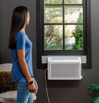 AHTT08BC GE Profile ClearView™ 8,300 BTU Smart Ultra Quiet Window Air Conditioner for Medium Rooms up to 350 sq. ft.