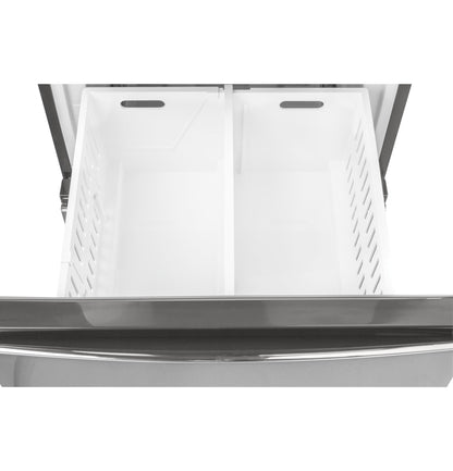 GLE12HSPSS GE® ENERGY STAR® 11.9 Cu. Ft. Bottom-Freezer Refrigerator