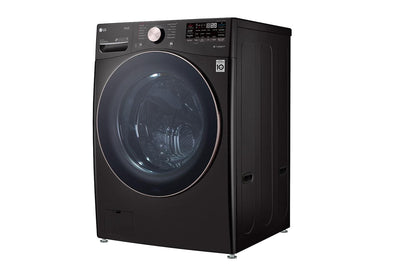 Lg WM4000HBA 4.5 cu. ft. Ultra Large Capacity Front Load Washer - Black Steel