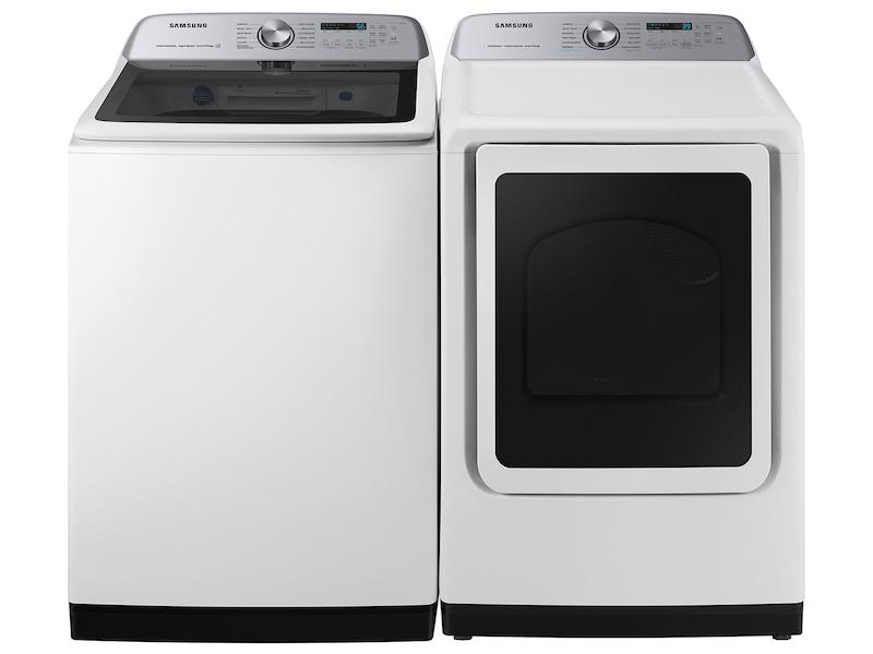 7.4 cu. ft. Smart Electric Dryer with Steam Sanitize+ in White