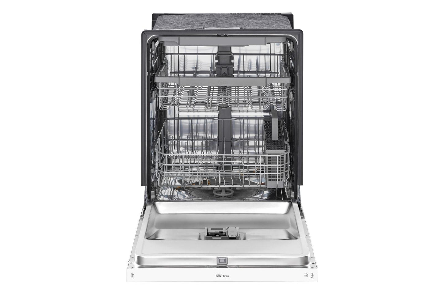 Lg LDFN4542W Front Control Dishwasher with QuadWash™ and 3rd Rack