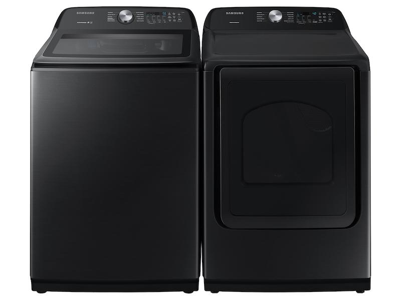 Samsung 7.4 cu. ft. Capacity Electric Dryer with Sensor Dry in Brushed Black