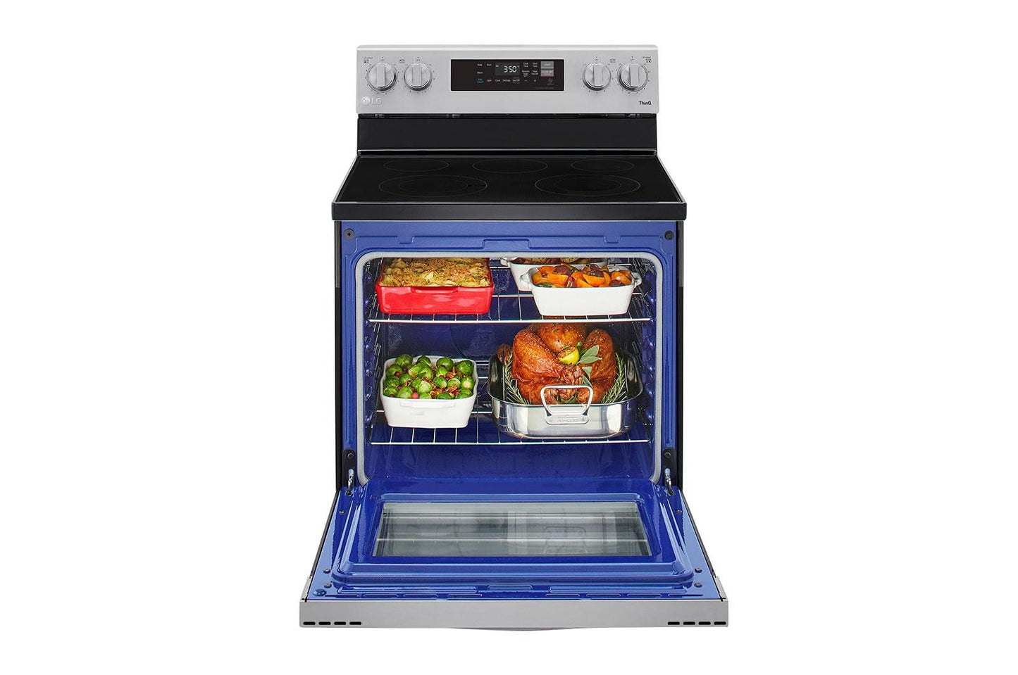 Lg LREL6321S 6.3 cu. ft. Smart Wi-Fi Enabled Electric Range with EasyClean®