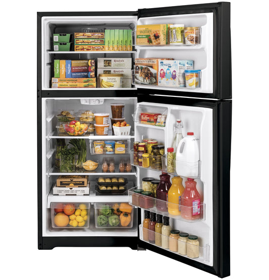 GTS19KGNRBB GE 19.2 Cu. Ft. Garage Ready Top-Freezer Refrigerator