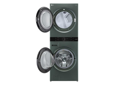 Lg WKGX201HGA Single Unit Front Load LG WashTower™ with Center Control™ 4.5 cu. ft. Washer and 7.4 cu. ft. Gas Dryer