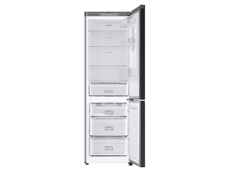 12.0 cu. Ft. Bespoke Bottom Freezer Refrigerator with Flexible Design in Navy Glass