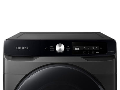 4.5 cu. ft. Large Capacity Smart Dial Front Load Washer with Super Speed Wash in Brushed Black