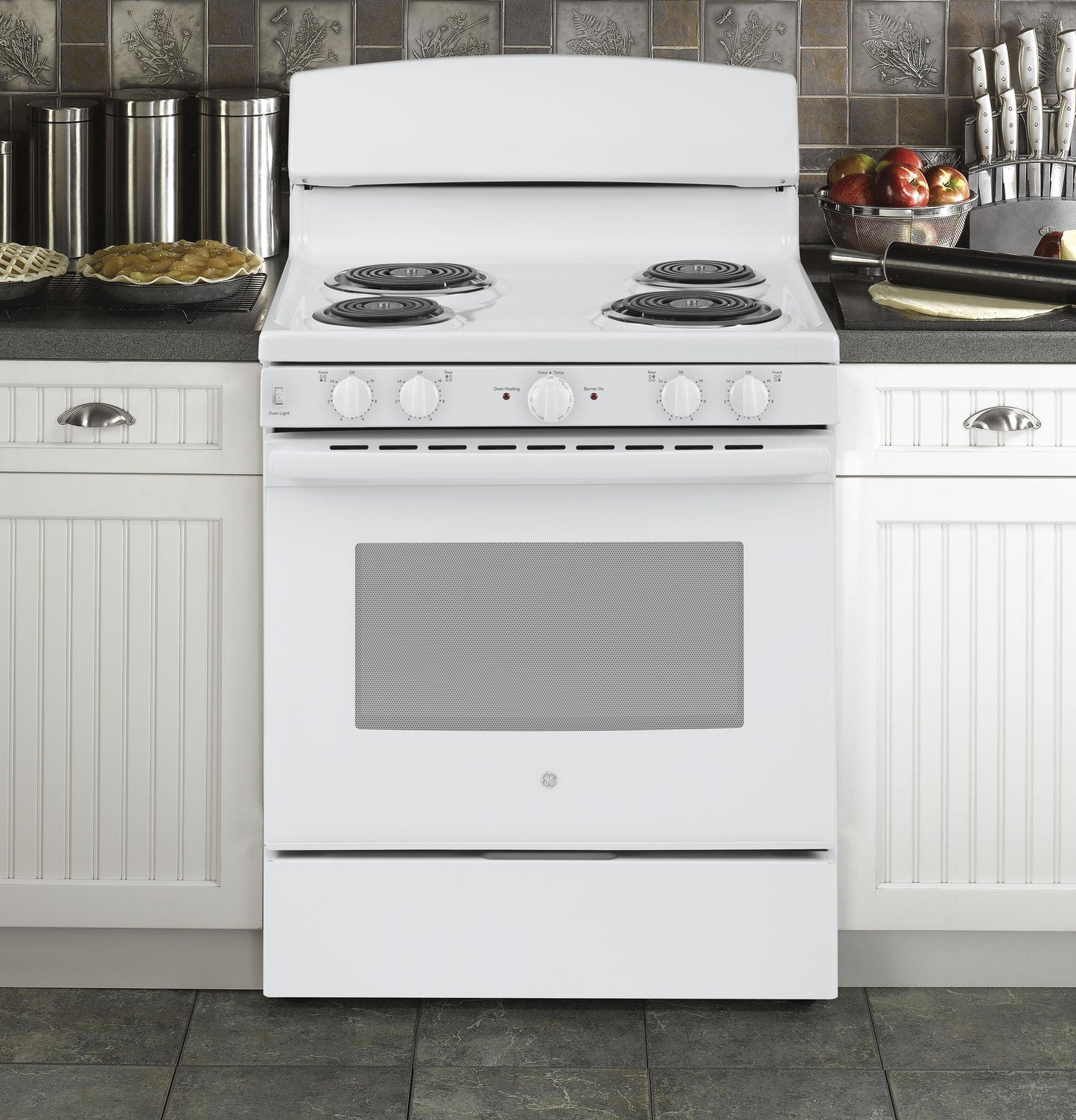 JBS460DMWW GE® ENERGY STAR® 30" Free-Standing Electric Range