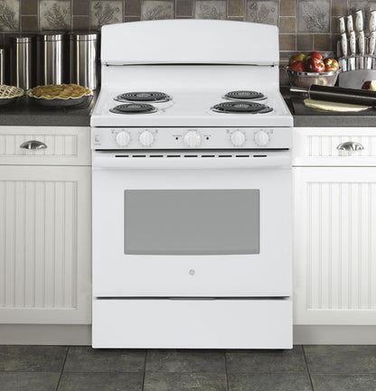 JBS460DMWW GE® ENERGY STAR® 30" Free-Standing Electric Range