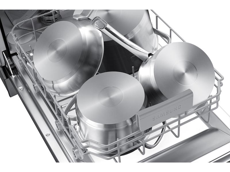 Whisper Quiet 46 dBA Dishwasher in Black Stainless Steel