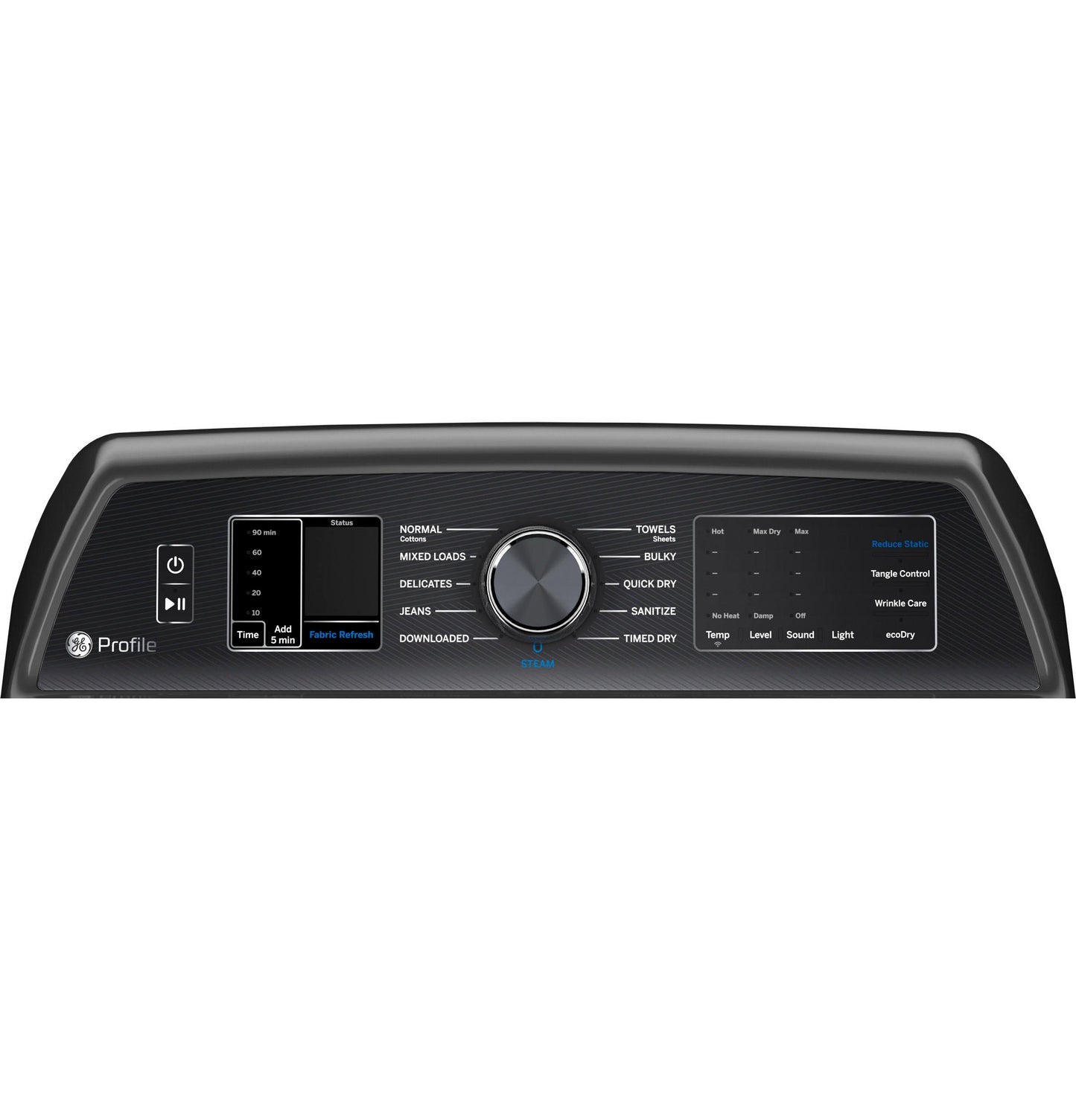 PTD90EBPTDG GE Profile™ ENERGY STAR® 7.3 cu. ft. Capacity Smart Electric Dryer with Fabric Refresh