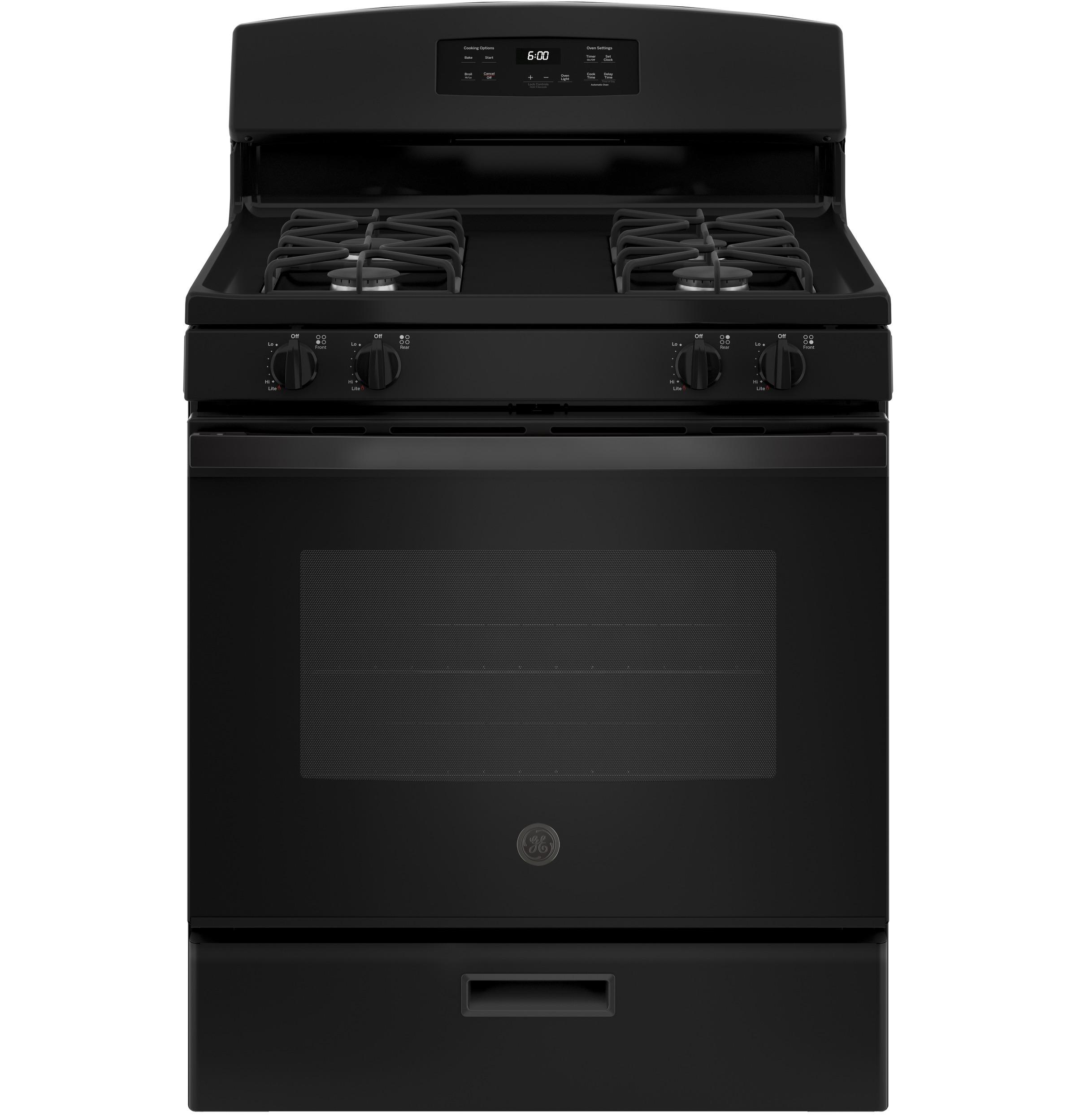 JGBS60DEKBB GE® 30" Free-Standing Gas Range