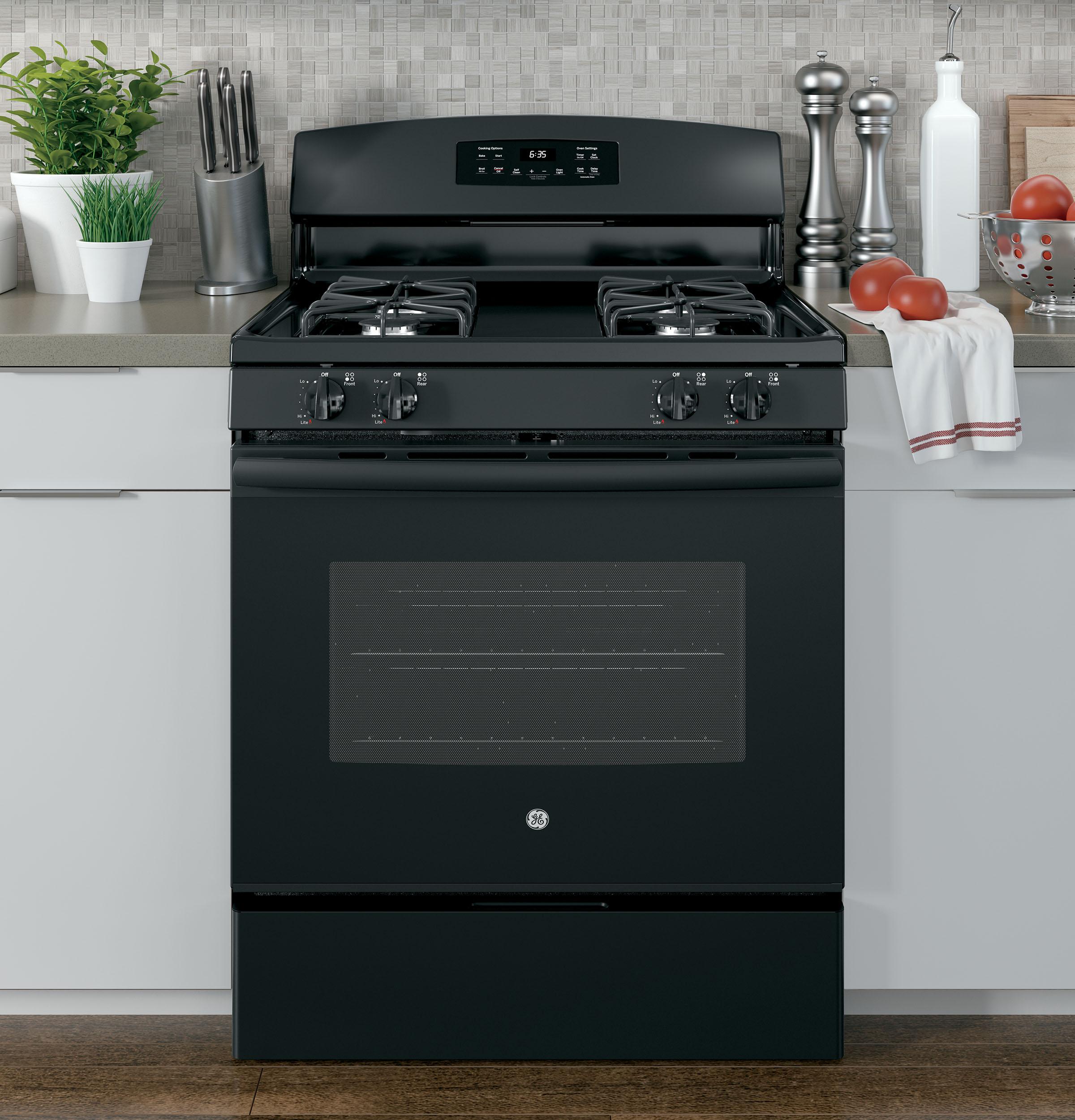 GE® 30" Free-Standing Gas Range