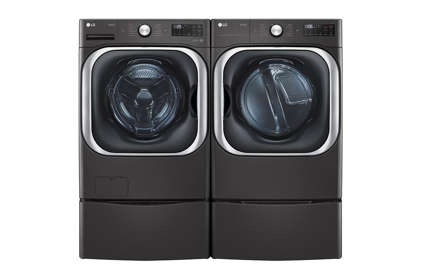 Lg DLGX8901B 9.0 cu. ft. Mega Capacity Smart Wi-Fi Enabled Front Load Gas Dryer with TurboSteam™ and Built-In Intelligence