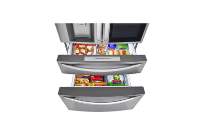 Lg LRMVC2306S 23 cu. ft. Smart Wi-Fi Enabled InstaView® Door-in-Door® Counter-Depth Refrigerator with Craft Ice™ Maker