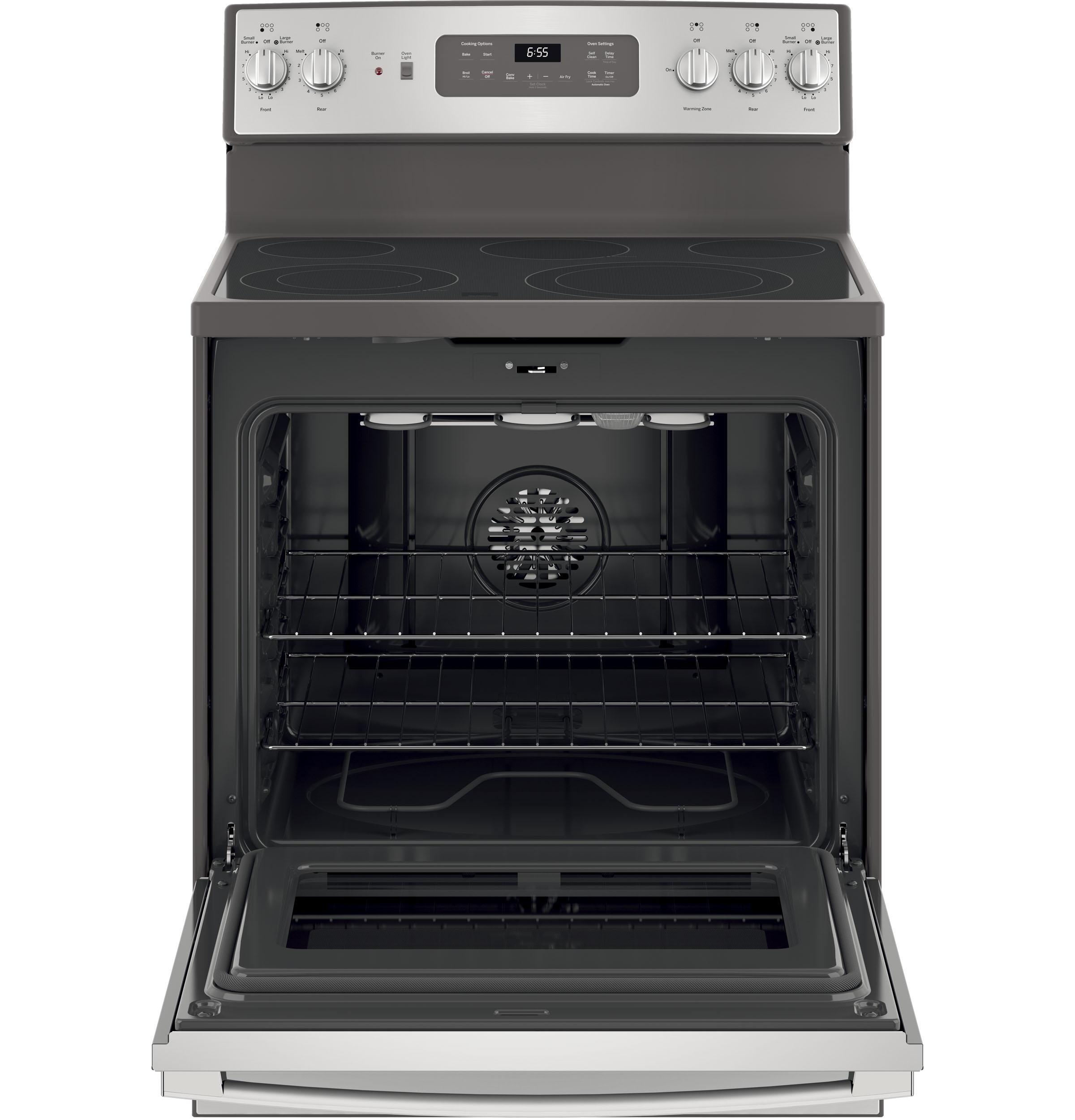 GE® 30" Free-Standing Electric Convection Range