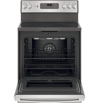 GE® 30" Free-Standing Electric Convection Range