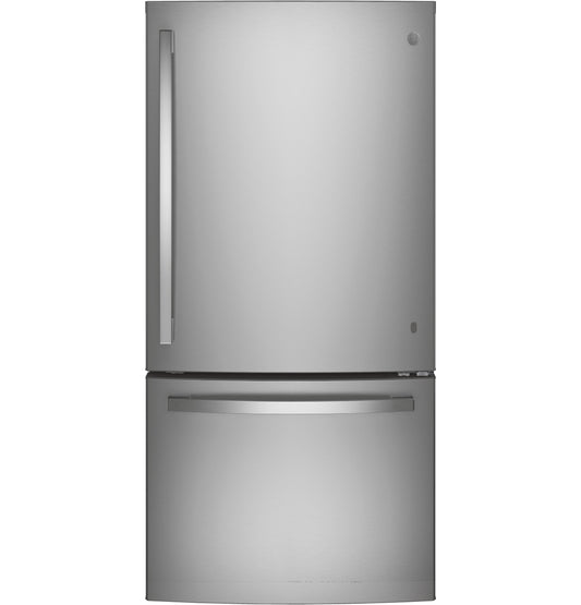 GDE25EYKFS GE® ENERGY STAR® 24.8 Cu. Ft. Bottom-Freezer Drawer Refrigerator