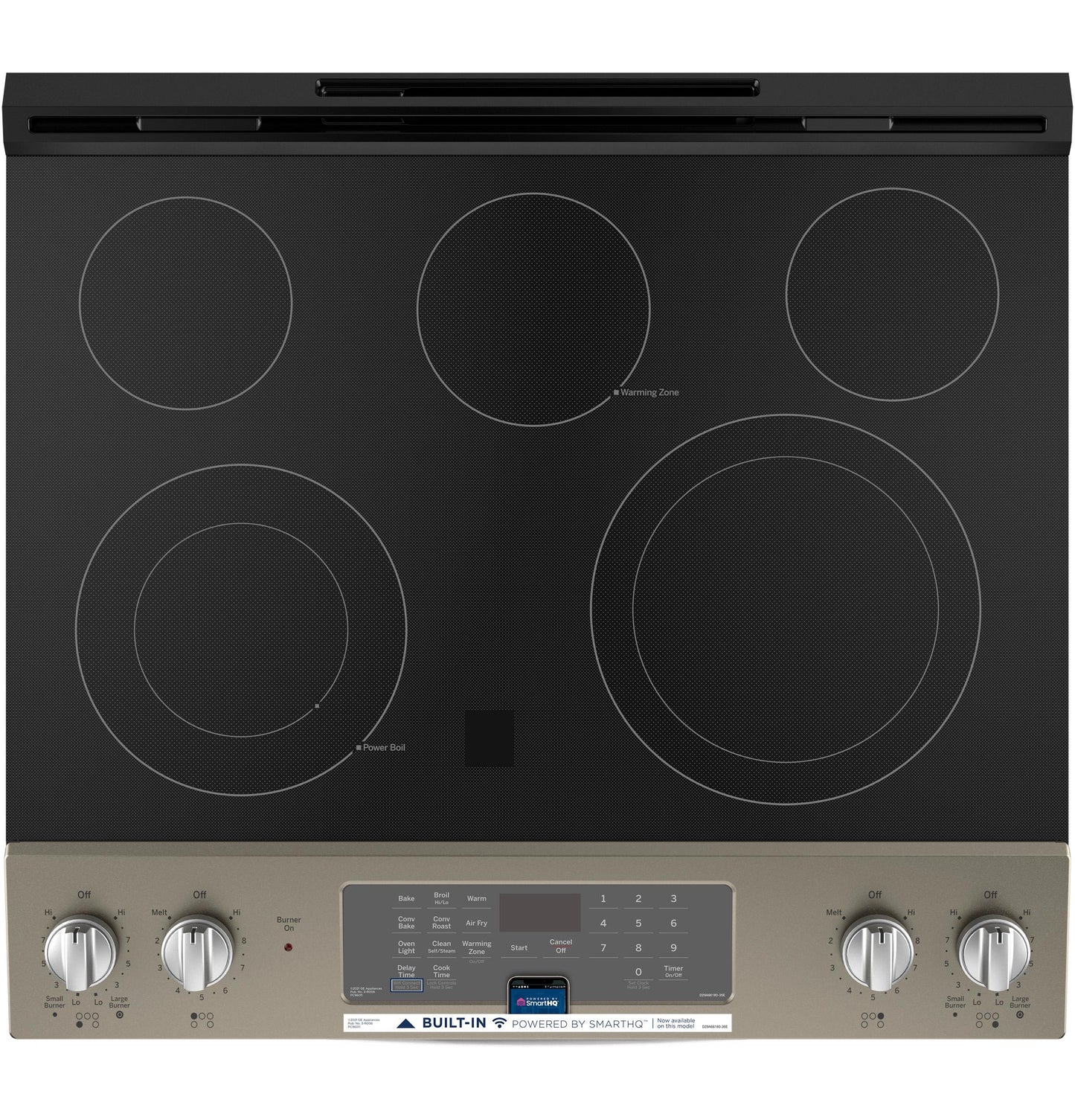 GE® 30" Slide-In Electric Convection Range with No Preheat Air Fry