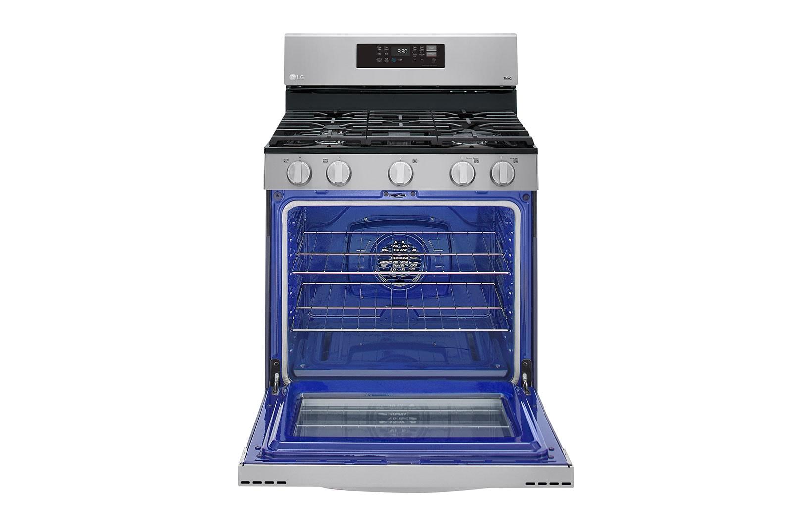 Lg LRGL5823S 5.8 cu ft. Smart Wi-Fi Enabled Fan Convection Gas Range with Air Fry & EasyClean®