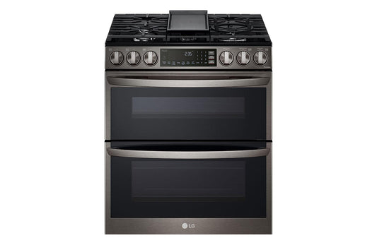 Lg LTGL6937D 6.9 cu. ft. Smart Gas Double Oven Slide-in Range with InstaView®, ProBake® Convection, Air Fry, and Air Sous Vide