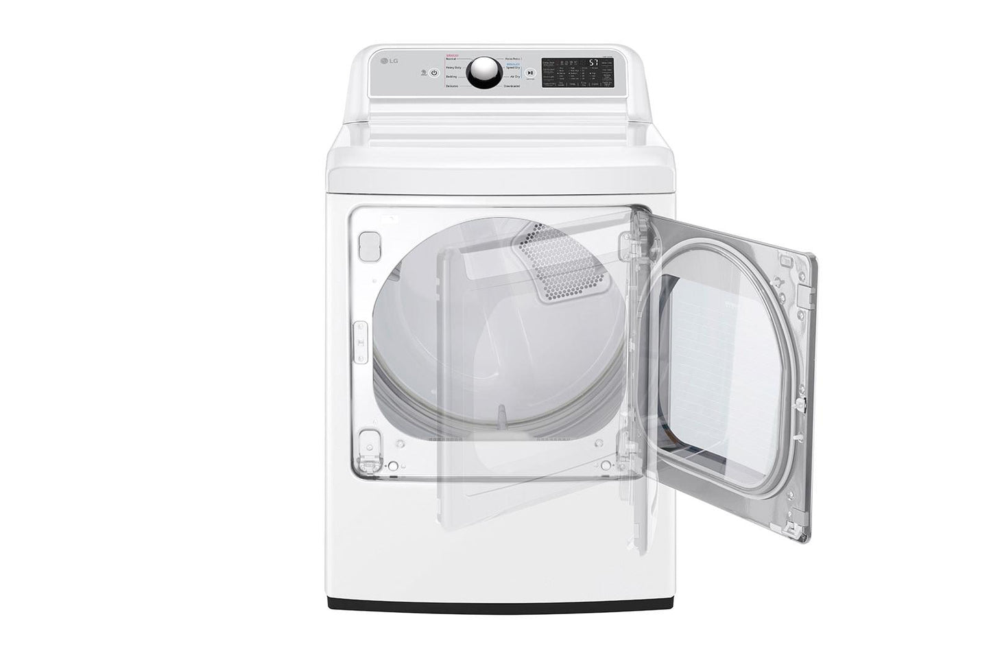 Lg 7.3 cu. ft. Ultra Large Capacity Smart wi-fi Enabled Rear Control Electric Dryer with EasyLoad™ Door
