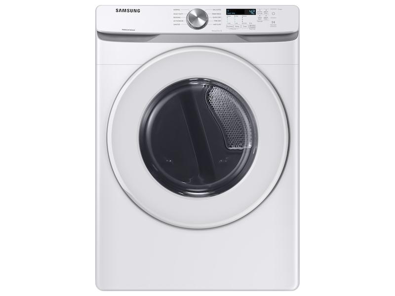 Samsung 7.5 cu. ft. Electric Long Vent Dryer with Sensor Dry in White