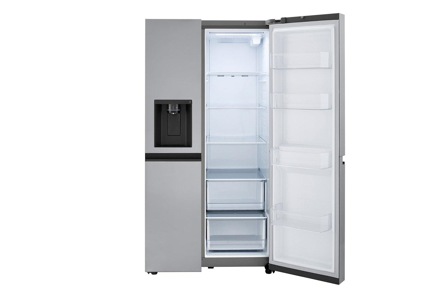 Lg LRSXC2306S 23 cu. ft. Side-by-Side Counter-Depth Refrigerator with Smooth Touch Dispenser