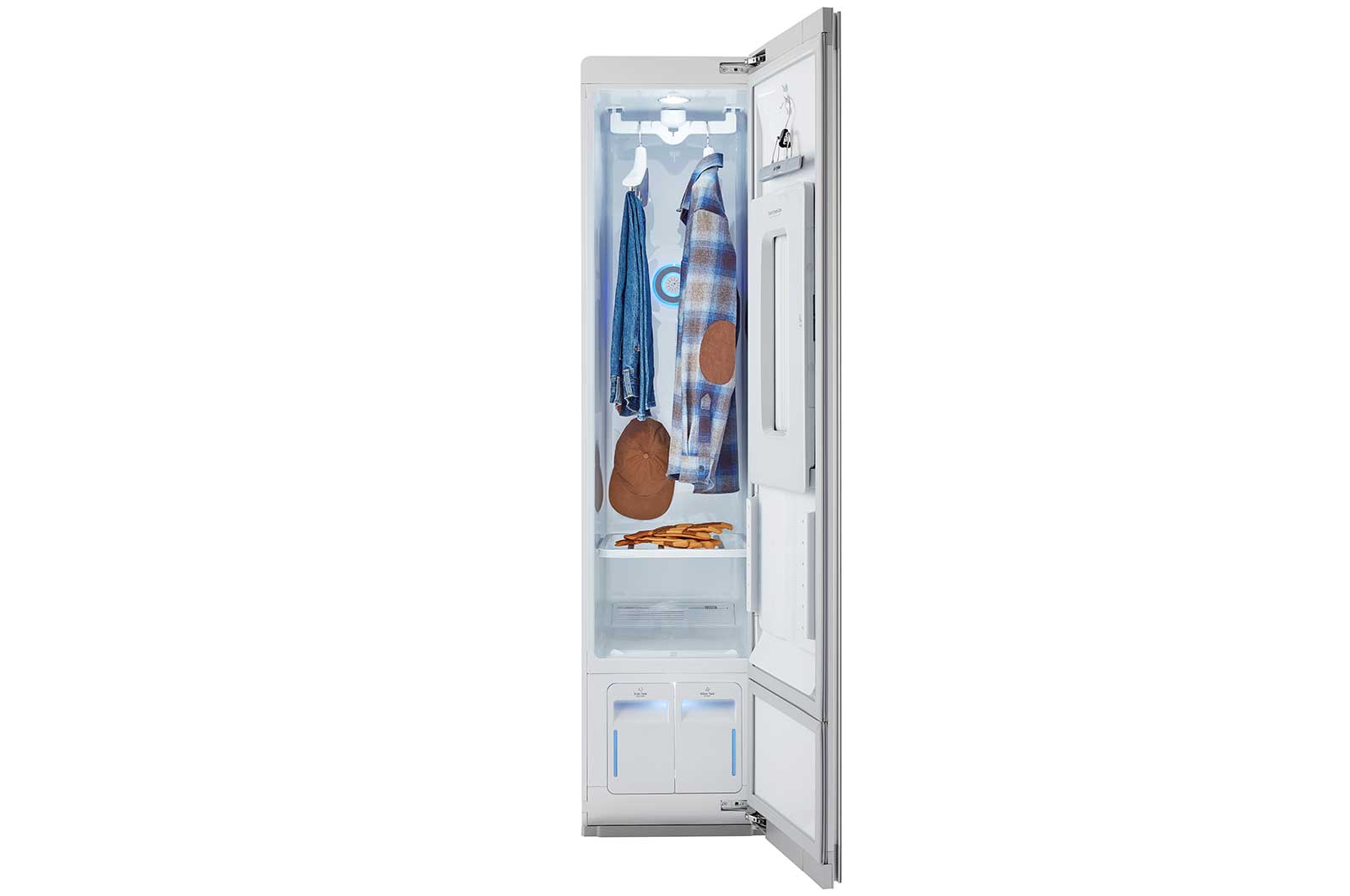 LG Styler® Smart wi-fi Enabled Steam Closet with TrueSteam® Technology and Exclusive Moving Hangers