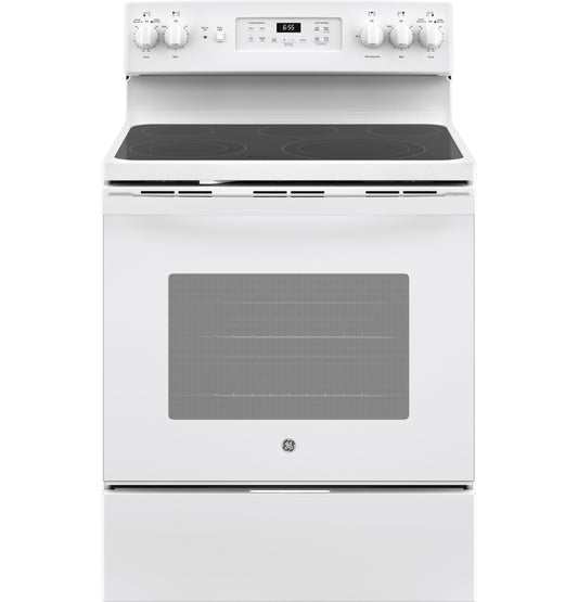 GE® 30" Free-Standing Electric Convection Range