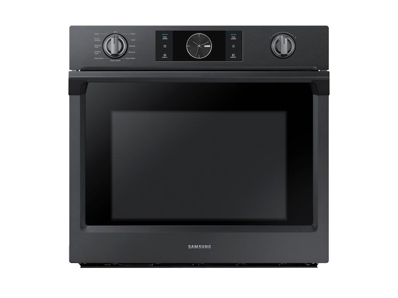 Samsung 30" Smart Single Wall Oven with Flex Duo™ in Black Stainless Steel