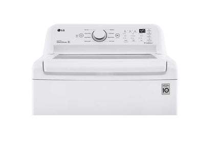 Lg WT7000CW 4.5 cu. ft. Ultra Large Capacity Top Load Washer with Impeller & TurboDrum™ Technology