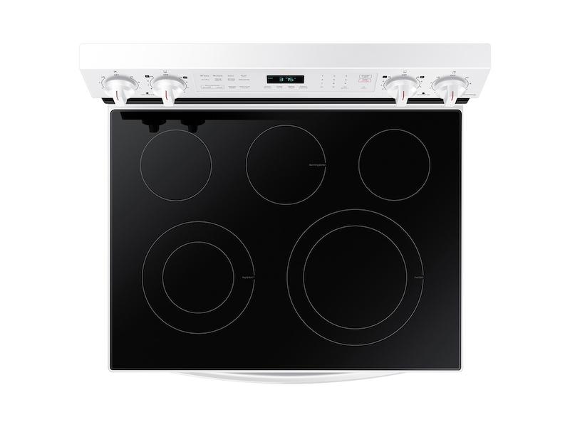 6.3 cu. ft. Smart Freestanding Electric Range with No-Preheat Air Fry & Convection in White