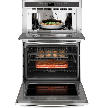 PT9800SHSS GE Profile™ 30 in. Combination Double Wall Oven with Convection and Advantium® Technology