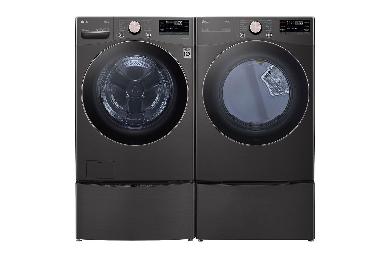 Lg 7.4 cu. ft. Ultra Large Capacity Smart wi-fi Enabled Front Load Electric Dryer with TurboSteam™ and Built-In Intelligence