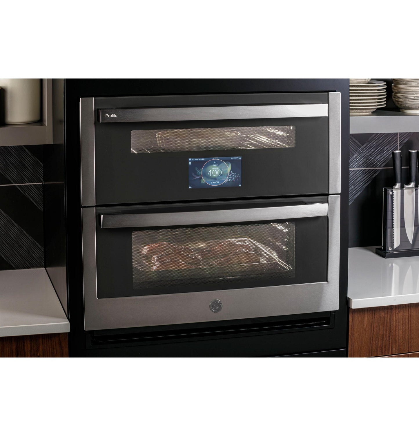 PTS9200SNSS GE Profile™ 30" Smart Built-In Twin Flex Convection Wall Oven