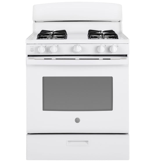 JGBS30DEKWW GE® 30" Free-Standing Gas Range