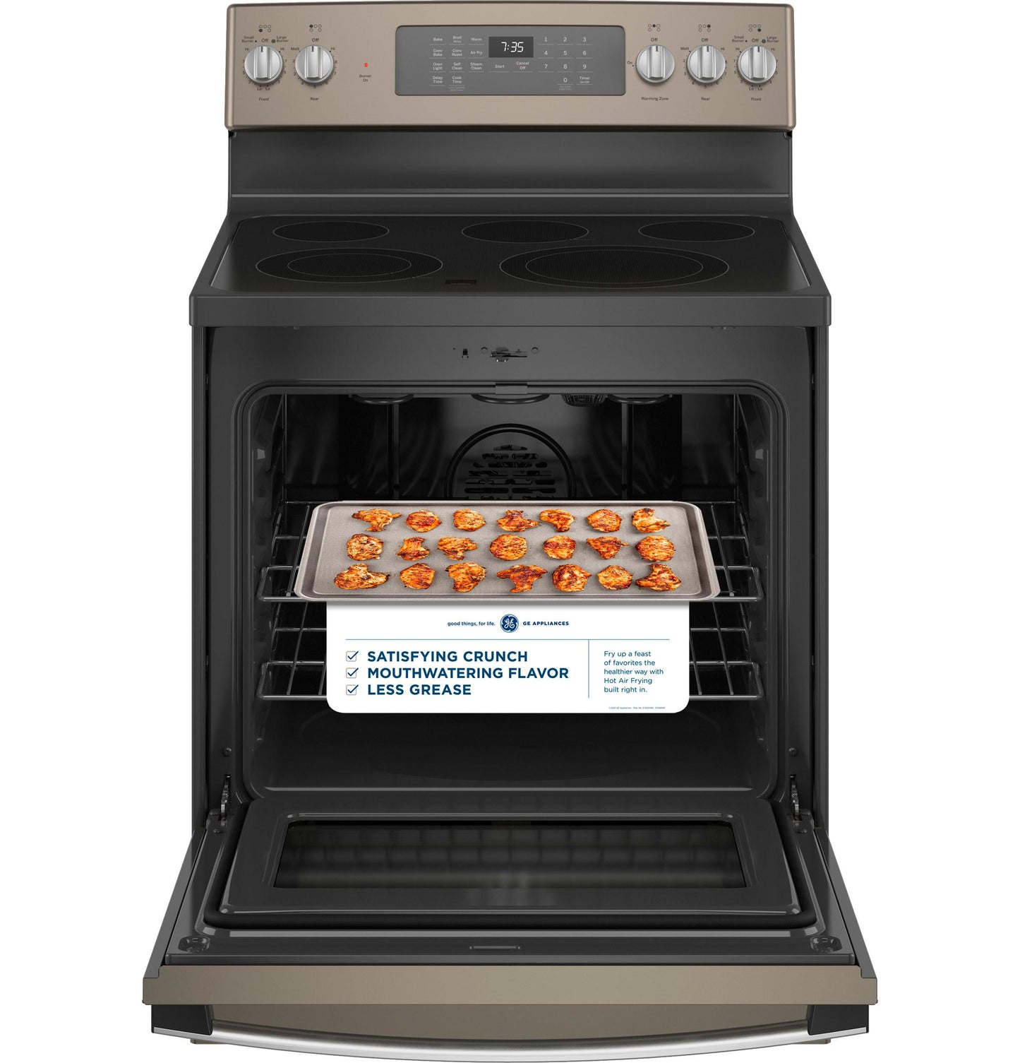 GE® 30" Free-Standing Electric Convection Range with No Preheat Air Fry