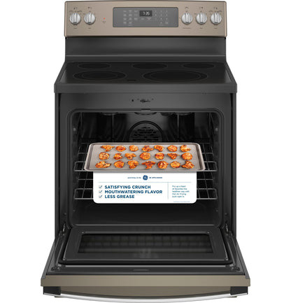 GE® 30" Free-Standing Electric Convection Range with No Preheat Air Fry