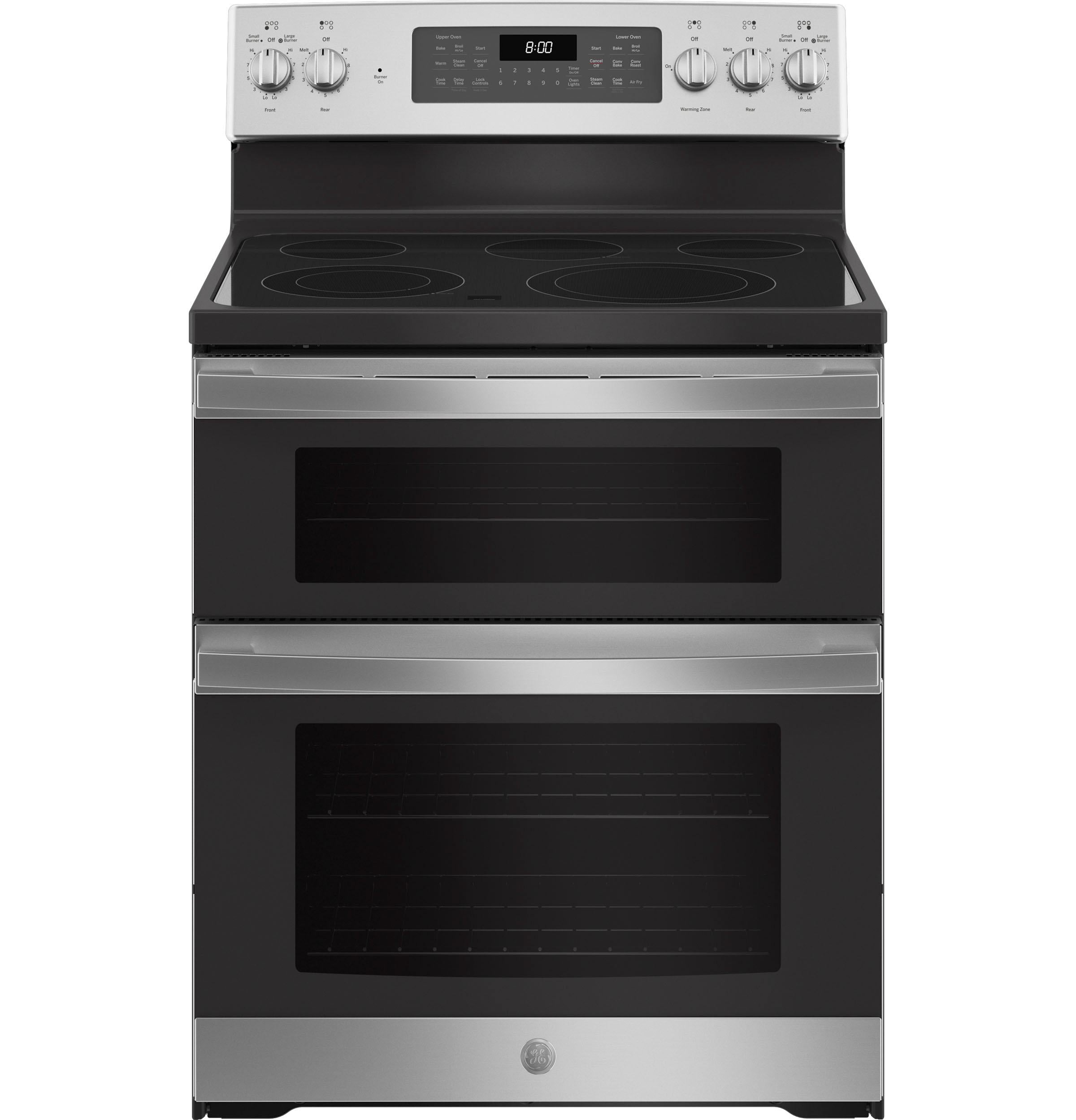 GE® 30" Free-Standing Electric Double Oven Convection Range