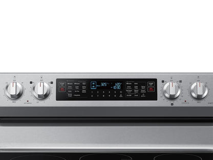 Samsung NE63A6751SS 6.3 cu. ft. Smart Freestanding Electric Range with Flex Duo™, No-Preheat Air Fry & Griddle in Stainless Steel